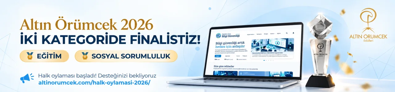 Herkes İçin Bilgi Güvenliği Platformu Altın Örümcek 2026 Yarışmasında Finalde