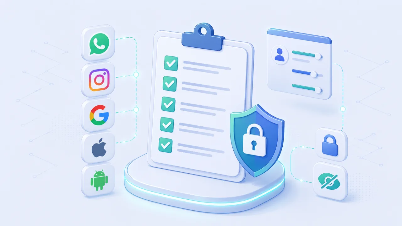 Gizlilik Ayarları Kontrol Listesi